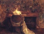 Thomas Wilmer Dewing The Spinet oil on canvas